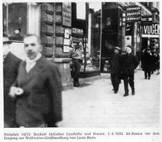 Textilhandlung Stern  (1933) - Postplatz (damals Hindenburgplatz)